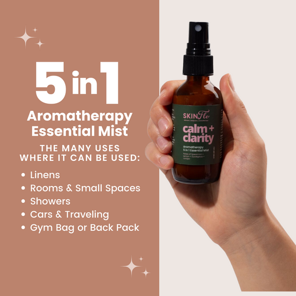 Calm + Clarity Aromatherapy 5 In 1 Essential Mist